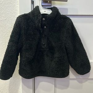 Wonder Nation Faux Fur Black Pullover Size 18m
